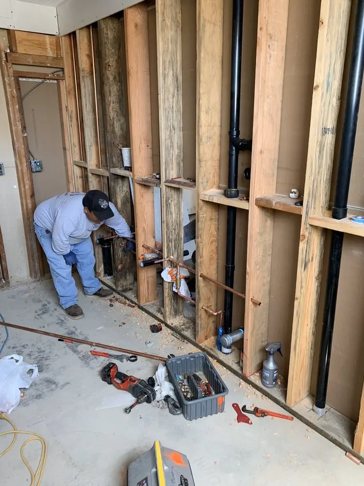 Commercial rough-in plumbing for Gas Line Repair in Ebensburg